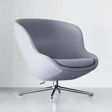 Normann copenhagen's my chair is a classic lounge chair designed by nicholai wiig hansen. Buy Normann Copenhagen Hyg Swivel Low Lounge Chair Grey Synergy Amara