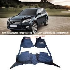 Black Interior Leather Floor Mats Carpets For Toyota Rav4 2006 2012 Xa30 Affiliate Waterproof Car Toyota Rav4 2006 Interior Accessories