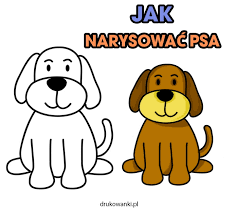 Kotki kotek śliczny kotek na kolorowankach. Jak Narysowac Psa Instrukcja Dla Dzieci Krok Po Kroku