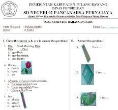 Olimpiade sce 2019 siswa sma. Soal Bahasa Inggris Sd Kelas 1 Soalujian Net