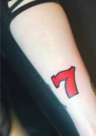 Numbers are also potentially intriguing in the world of tattoos as tattoo elements. Number 7 Tattoo Tattoo Gallery Collection