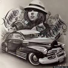 Its story started to form as i worked on it. Pin On Lowrider Art