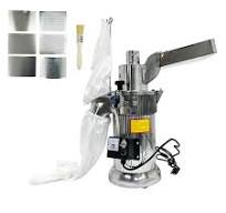 110V Automatic Desk-Top Continuous Hammer Mill Grinder Pulverizer 20kg/h
