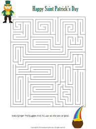 This free printable st patrick's day word search puzzle features 15 words about the holiday. Free Printable Saint Patrick S Day Maze St Patrick Day Activities St Patrick Mazes For Kids