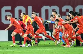 The north macedonia national football team represents north macedonia in men's international football, and is administered by the football federation of macedonia. North Macedonia Make History With Qualification For Euro 2020