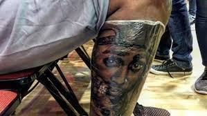 He looks like he's not type of person get tattoo but boy.i was wrong and little bit shocke.d. Sport Kevin Durant Got A Tattoo Of Tupac S Face On His Leg In Las Vegas Pressfrom United Kingdom