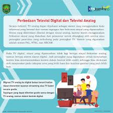 Daftar siaran tv digital uhf seluruh indonesia 2021. Perbedaan Televisi Digital Dan Televisi Analog