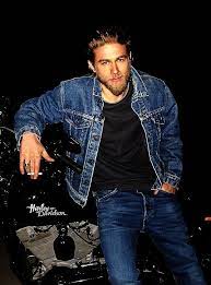 Charlie Hunnam Denim Jacket Men Leather Jacket Men Jackets