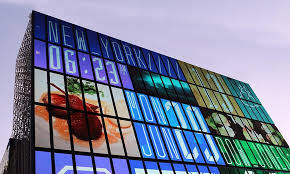 The Cube Has A Square Facade Spanning 10 Stories That Is Fully Covered With Led Displays Global Design Central Business District Wayfinding