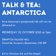 Talk& Tea: Antarctica event image