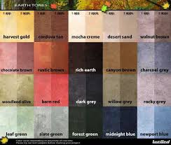 Lastiseal Earth Colors Pallet For Sidewalk And Stairs In
