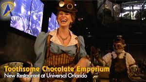 Mar 14, 2016 · guests can now meet latte, a dynamic spot robot, outside toothsome chocolate emporium & savory feast kitchen at universal citywalk orlando. Toothsome Chocolate Emporium Savory Feast Kitchen At Universal Orlando Citywalk Youtube