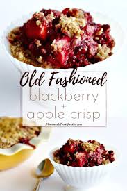 Blackberry Apple Crisp Recipe Healthy Dessert In 2020 Apple Crisp Recipes Crisp Recipe Apple Crisp Recipe Healthy