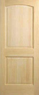 It has a more distinctive grain pattern than pine. Cypress Doors