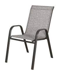 Product title folding chaise lounge chair outdoor patio pool beach. Backyard Creations Fenton Gray Stack Patio Chair At Menards