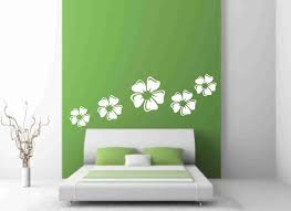 White Flowers Wall Decals Apartment Wall Decor Flower Wall Decals Wall Decals For Bedroom