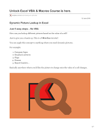 · if target.address = $a$1 and target. Xelplus Com Unlock Excel Vba Amp Macros Course Is Here