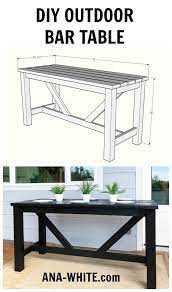 Choose the project which suit to your needs. Outdoor Bar Table Outdoor Bar Table Bar Table Diy Diy Outdoor Bar