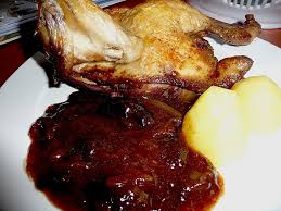 Poularde In Pflaumenweinsauce Von Corela1 Chefkoch Rezept Rezepte Lebensmittel Essen Fleisch Gerichte