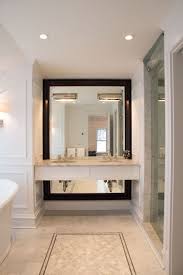 Floating Double Washstand Transitional Bathroom Scott Lyon Company Mirror Wall Bathroom Mirror Design Wall Lighted Wall Mirror
