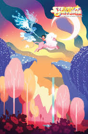 Steven Universe Peace And Love On The Planet Earth Lyrics Steven Riding Lion With Lapis Flying By His Side Steven Universe Wallpaper Steven Universe Fanart Steven Universe Memes