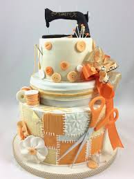 Sewing Machine Nahen Nahmaschine Torte Schere Knopfe Orange Cake Singer Nahkuchen Orangenkuchen Handtaschen Kuchen
