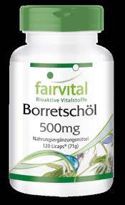 This makes it immensely beneficial for skin and hair! Borage Oil 500mg 120 Licaps Buy Online Oils Fats