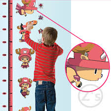 One Piece Tony Tony Chopper Height Sticker Wall Stickers For