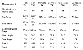 What Is Relevant In Track Bike Sizing Adaptive Human