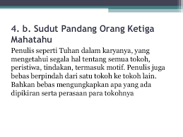 Contoh Cerpen Dengan Sudut Pandang Orang Ketiga Temukan Contoh