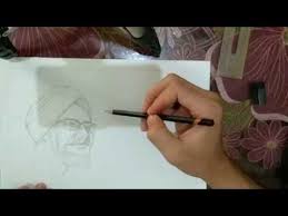 Sketsa Wajah Habib Umar Bin Hafidz Dan Habib Munzir Al Musawa Dengan Pensil Youtube