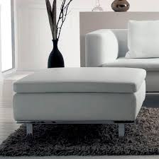 Simplihome dover 36 inch wide square coffee table lift top storage ottoman, cocktail footrest stool in upholstered stone grey tufted faux leather for the living room, contemporary. Contemporary Ottoman Sumba Italy Dream Design Fabric Leather Chrome Steel