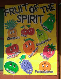 School Bulletin Board Fruits Of Spirit Board Thermocol Craft Sunday School Crafts For Kids Teacher Classroom Decorations Classroom Bulletin Boards Elementary