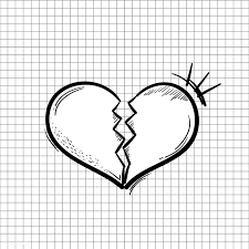 Download 1,600+ royalty free broken heart outline vector images. Vector Of Heart Broken Icon Free Image By Rawpixel Com Broken Heart Tattoo Heart Doodle Broken Heart