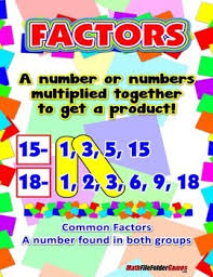 Factor Anchor Chart Worksheets Teaching Resources Tpt