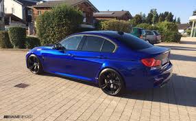 This bmw 540i xdrive sedan gets the beautiful san marino blue which is. Individual San Marino Blue F80 M3 With Cohiba Brown Interior Bmw Bmw Wheels San Marino