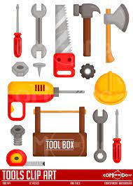 Garage Tools Clipart Toolbox Equipment Clip Art Home Repair Free Svg On Request Tool Box Clip Art Tool Party