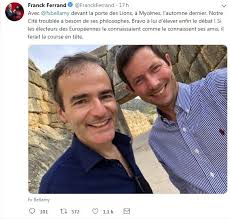 Pour rappeler les faits, la jeune femme mineure, à l'époque, avait révélé avoir eu des relations tarifées avec deux joueurs de l'équipe de france de football : Europeennes L Historien Franck Ferrand S Engage En Faveur De Francois Xavier Bellamy Il Devrait Faire La Course En Tete Jean Marc Morandini
