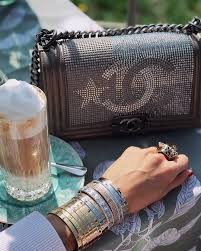 Pin By Monroe Blogger Poet Fashio On Rol In 2020 Cartier Love Bracelet Stacked Jewelry Chanel Boy Bag