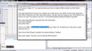 Imei Repair By Using Hex Editor Null Imei Also Samsung Devices Galaxy Tools How To Remove Samsung Device
