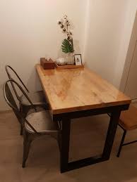 55'' l x 29'' w x 34'' h. Hari Raya Clearance Butcher Block Dining Table Only Furniture Tables Chairs On Carousell