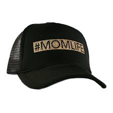 Mom Life Glitter Hat Mom Hats Black Trucker Hat Black And White Hats