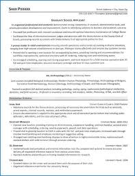  free graduate school resume template
