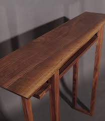 Live Edge Hall Table Wood Console Narrow Entryway Furniture Etsy Custom Wood Furniture Handmade Wood Furniture Hall Table