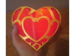Zelda Botw Heart I Really Wanted A Glow In Dark Heart Container From Breath Of The Wild And This Is What I Came Up With Dark Heart Glow In The