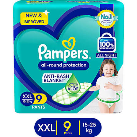 Pampers baby diaper xxl 25pc