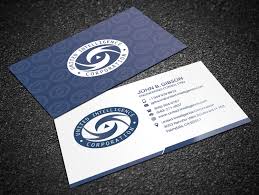 New united℠ business card cardholders can earn up to 150,000 bonus miles! Business Business Card Design For United Intelligence Corporation By Sandaruwan Design 18140617