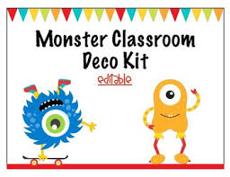 Inspiring teachers is my purpose. Monster Classroom Decorations By The Computer Lady Tpt