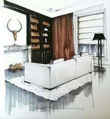Watercolour Design Interior Design Sketches Interior Design Drawings Interior Design Sketch