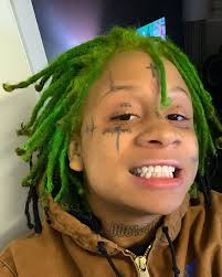 Instagram Photo By Trippie Redd Jan 24 2020 At 1 17 Am In 2020 Trippie Redd Green Hair Bad Girl Aesthetic